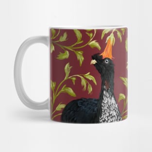 Horned Guan + Canary Island Bellflower Mug